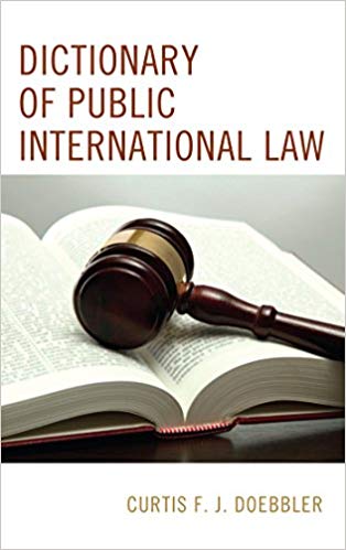 Dictionary of Public International Law - eBook