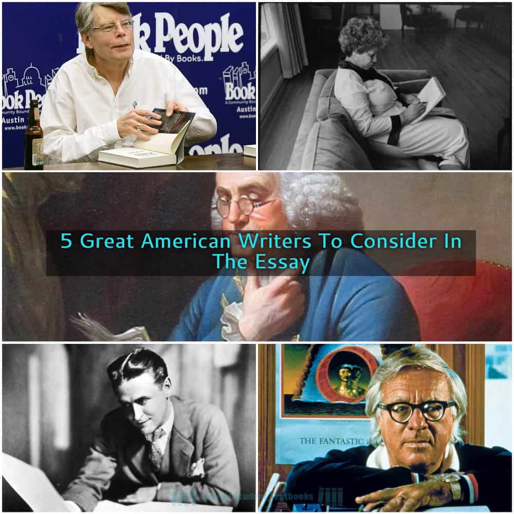 Five Great American Writers To Consider In Your College Essay