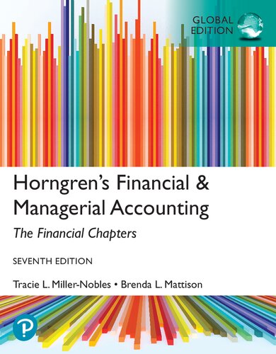 Horngren's Financial and Managerial Accounting, The Financial Chapters (7th Global Edition) - eBook