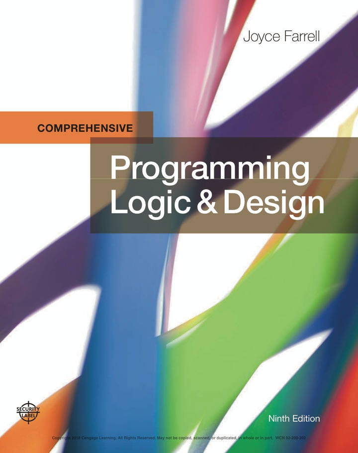 Programming Logic and Design, Comprehensive (9th Edition) - eBook