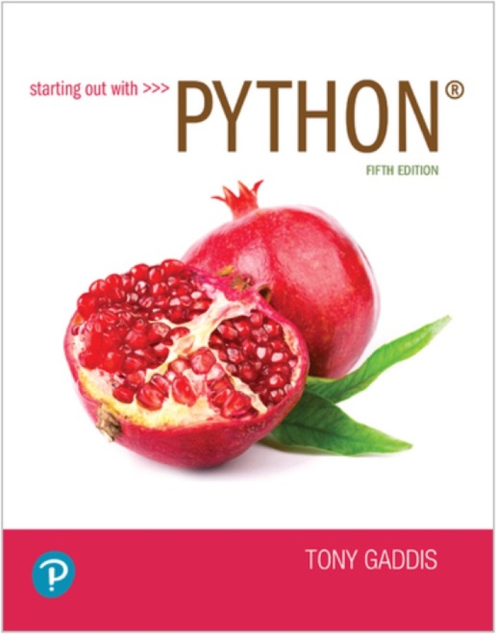 Starting Out with Python (5th Edition) - eBook