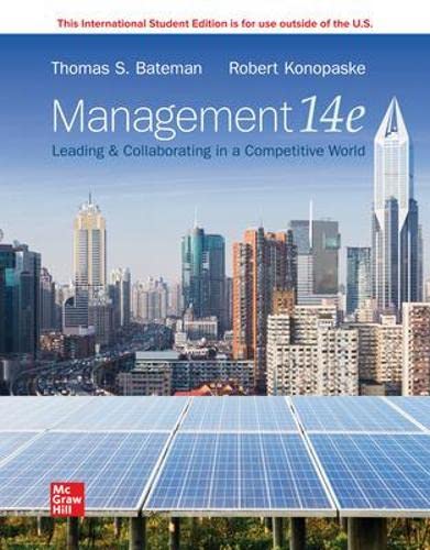 ISE Management: Leading and Collaborating in a Competitive World (14th Edition) - eBook