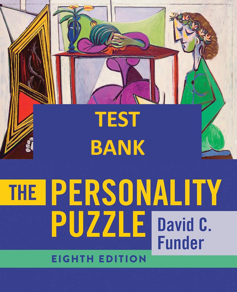 The Personality Puzzle (8th Edition) - Test Bank