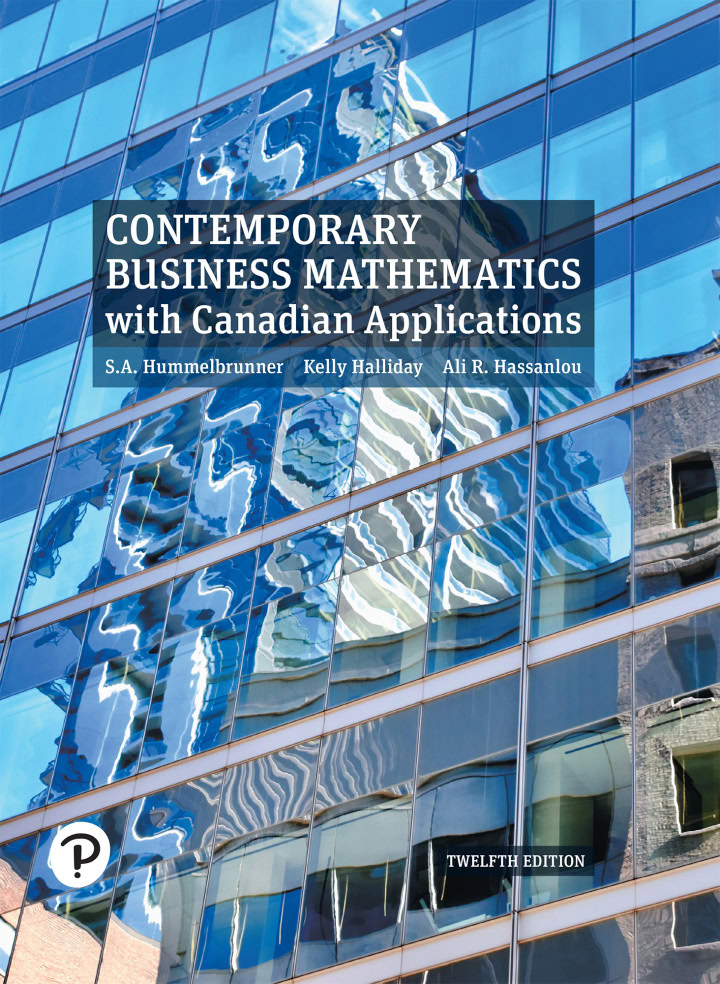 Contemporary Business Mathematics with Canadian Applications (12th Edition) - eBook