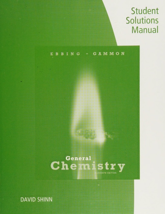 students solution manual general chemistry 11th edition