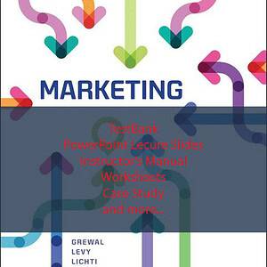 Marketing 6th Canadian-testbank manual casestudy