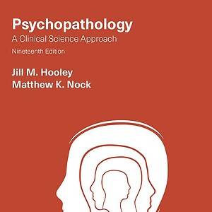 Psychopathology: A Clinical Science Approach (19th Edition) - eBook