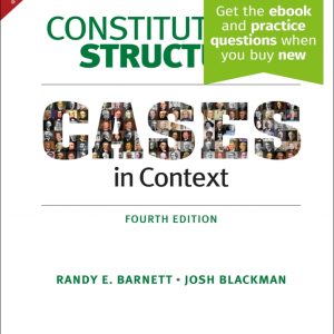 Constitutional Structure: Cases in Context (4th Edition) - eBook