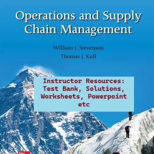 Operations and Supply Chain Management 2024 release TESTBANK