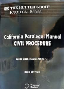 California Paralegal Manual 2025