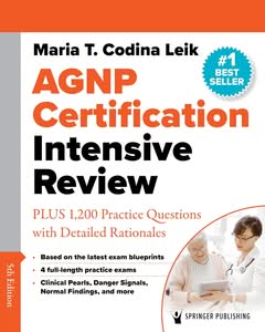AGNP Certification Intensive Review, PLUS 1,200 Practice Questions with Detailed Rationales (5th Edition) - eBook